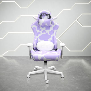 Lavender Cow Gaming Chair
