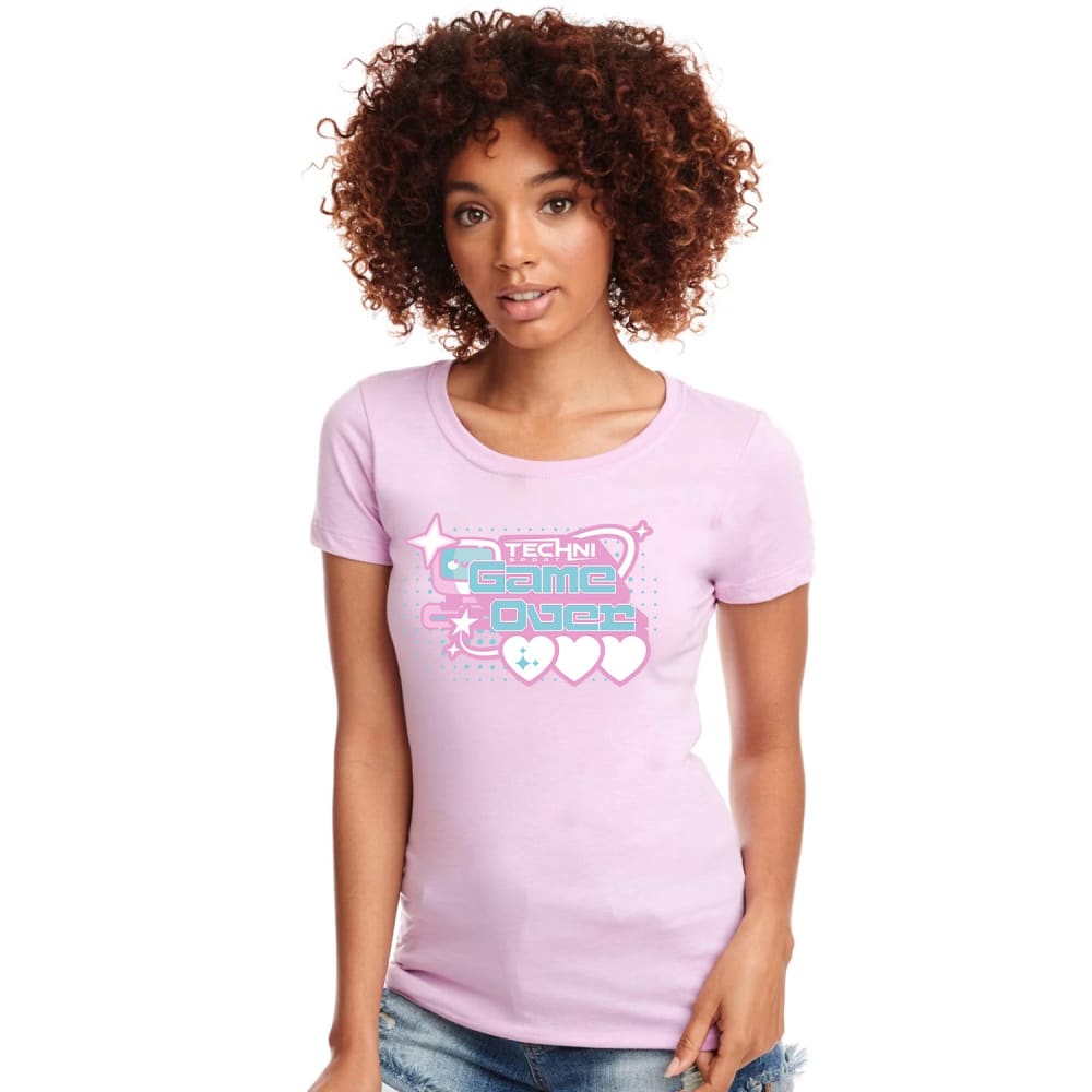 GAME OVER Women’s Lilac T-Shirt T-Shirt