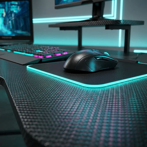 Carbon Fiber & Combat: Why Tech-Textured Surfaces are a Gamer’s Best Friend