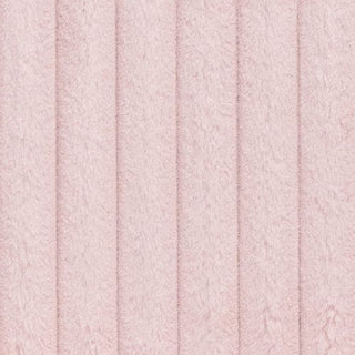 Close up of the pink plush material on the pink criss cross chair. Very soft and luxurious.