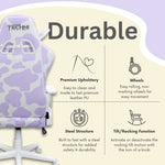 Durable gaming chair features. 