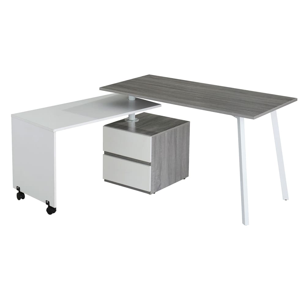 Transformer Gaming Desk Grey Gaming Desk