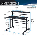 Galaxy Black Gaming Desk Gaming Desk
