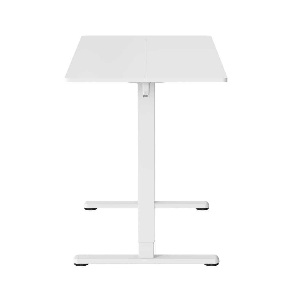White adjustable standing desk.