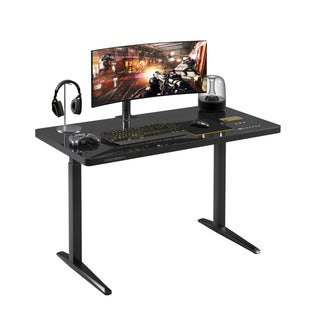 Tokyo Electric Sit To Stand Desk W/ Wireless charging + speakers Gaming Desk