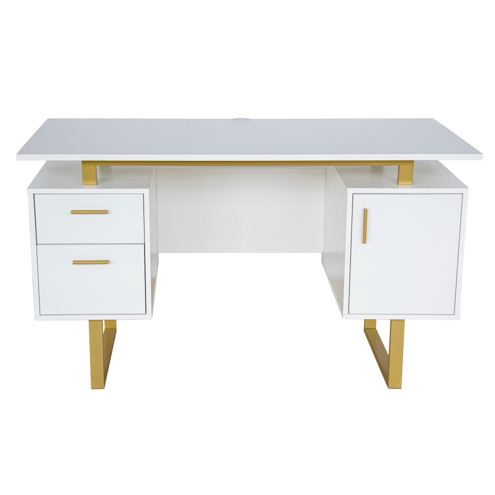 Arctic White Gaming Desk Gaming Desk