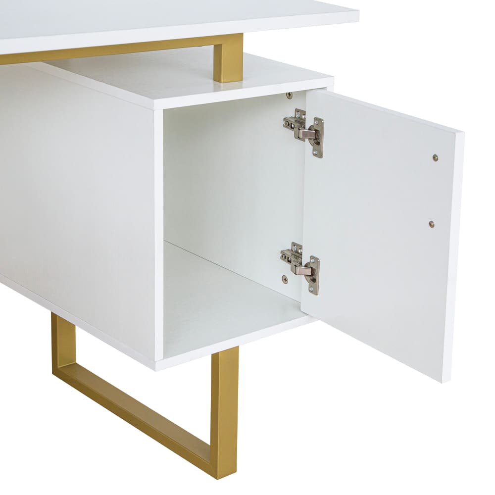 Arctic White Gaming Desk Gaming Desk