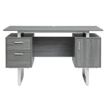 Arctic Grey Gaming Desk Gaming Desk
