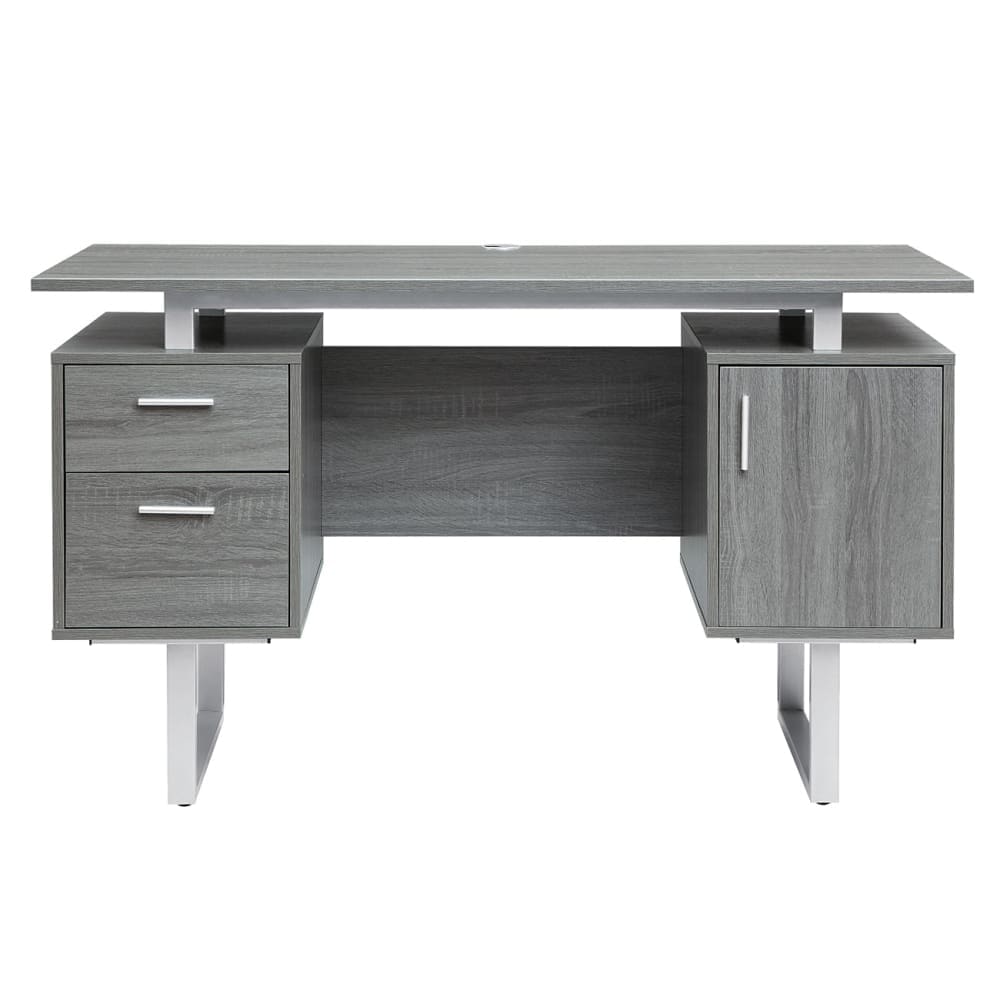 Arctic Grey Gaming Desk Gaming Desk