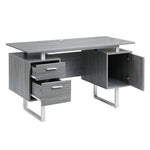 Arctic Grey Gaming Desk Gaming Desk