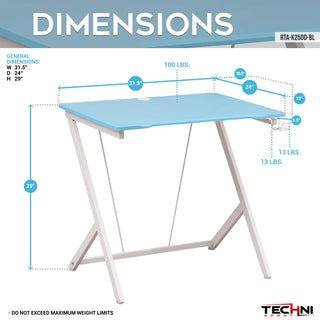 Scout Baby Blue Gaming Desk