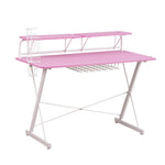 Pink Carbon Gaming Desk Pink Gaming Desk