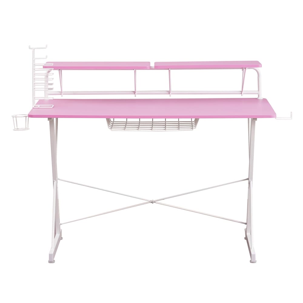 Pink Carbon Gaming Desk Pink Gaming Desk