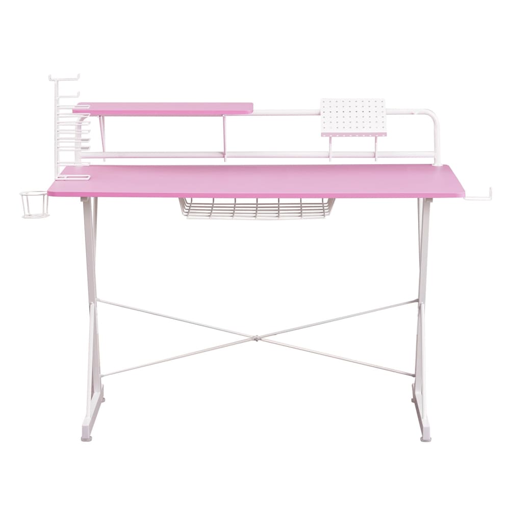 Pink Carbon Gaming Desk Pink Gaming Desk