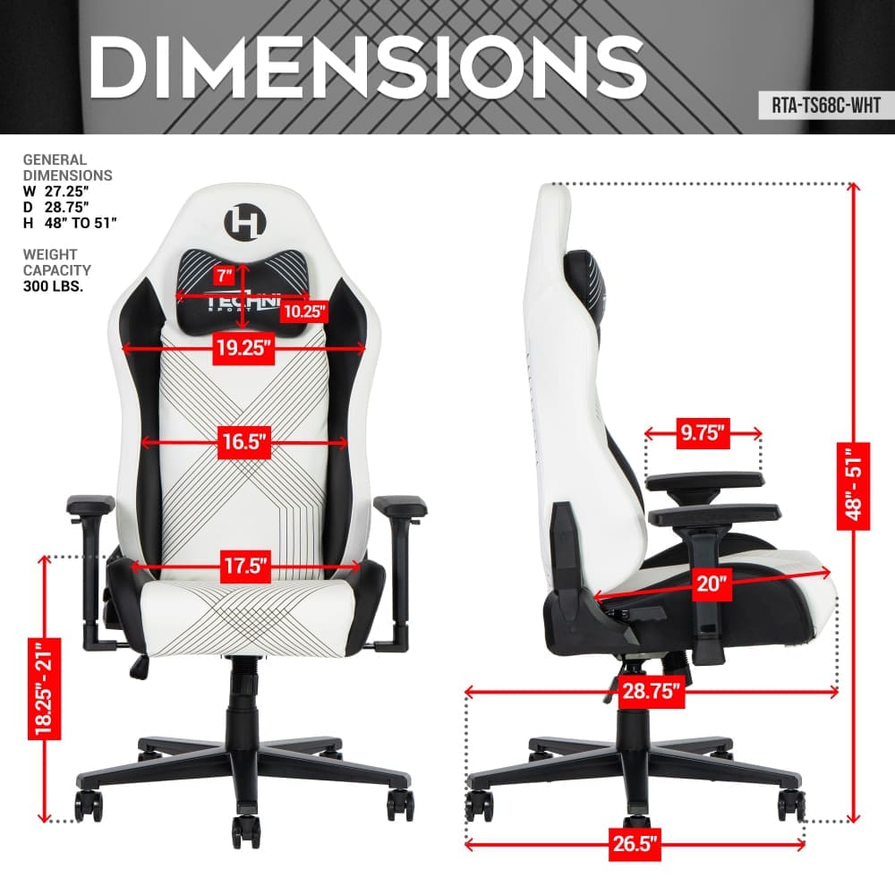 Comfort Edge White Gaming Chair Gaming Chair  