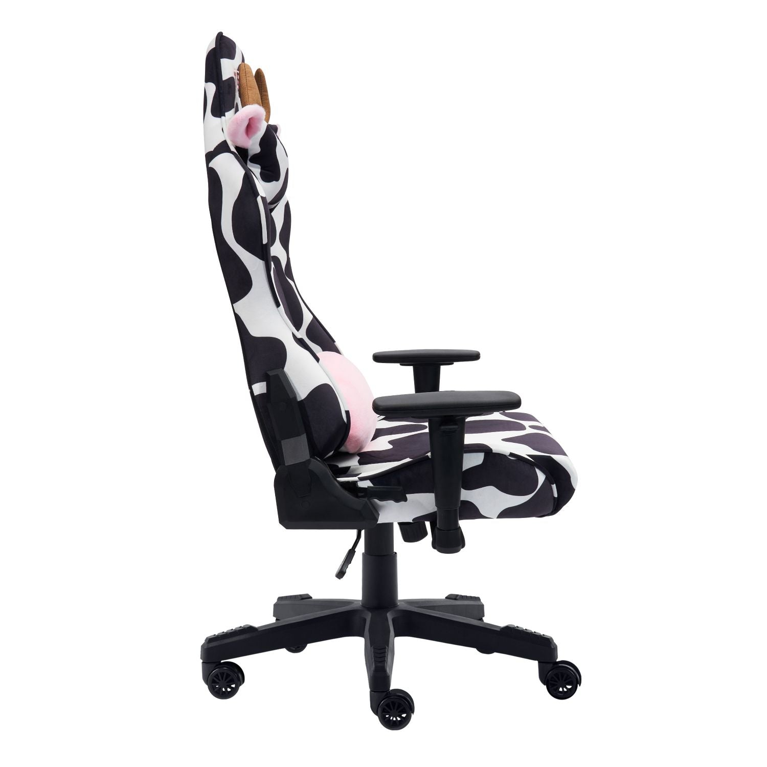cow gaming chair side view 