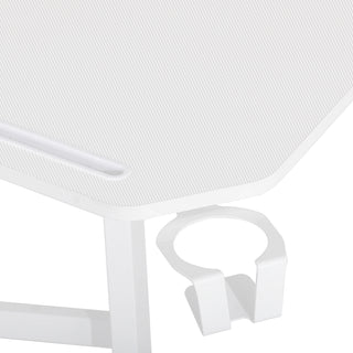 Defender White Gaming Desk