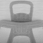 Techni Sport Ergon Mesh Gaming Chair, close-up of gray mesh fabric swatch 