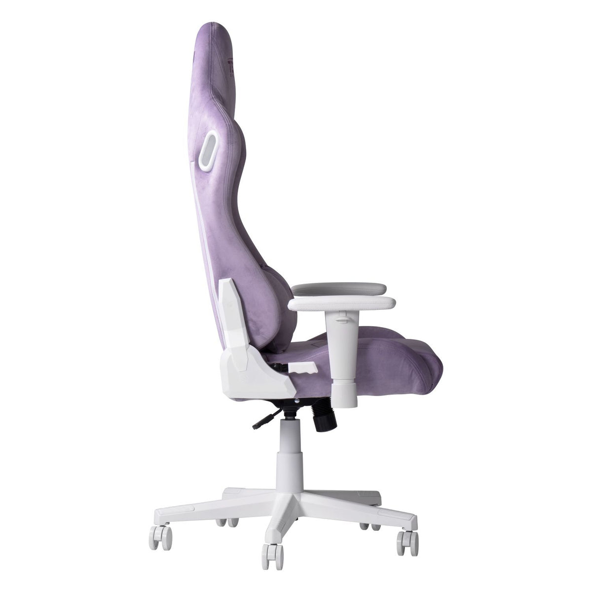 Purple gaming chair on a white background 