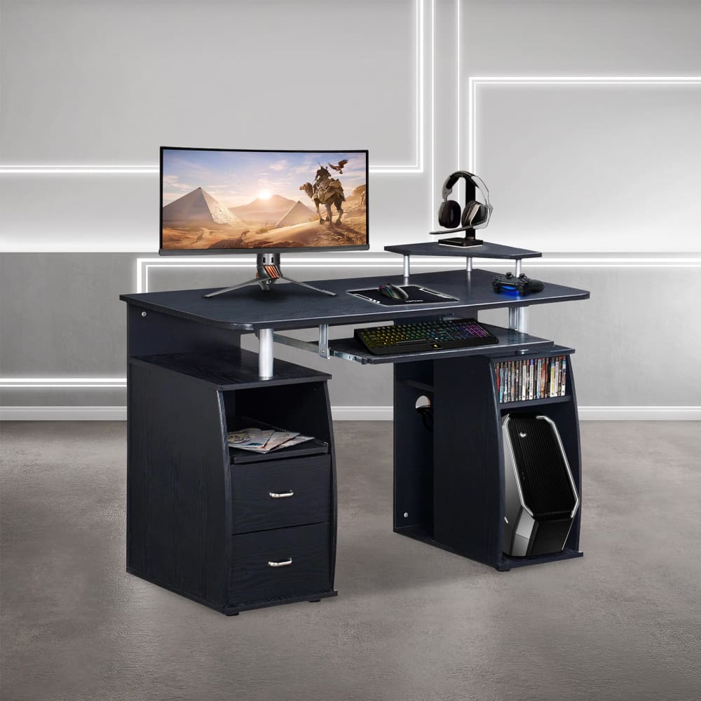 Timbur Gaming Desk Black Gaming Desk. 
