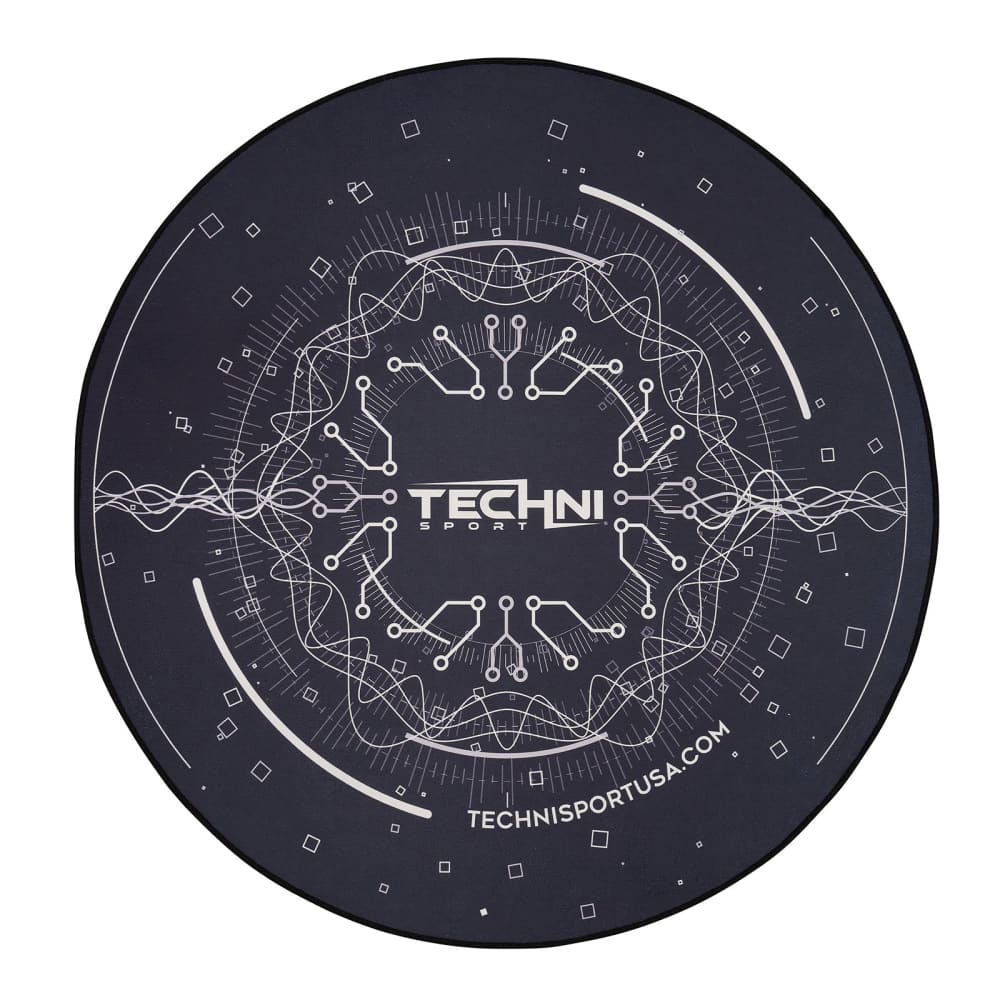 Circuit 40” Black Round Chair Mat Floor Mats