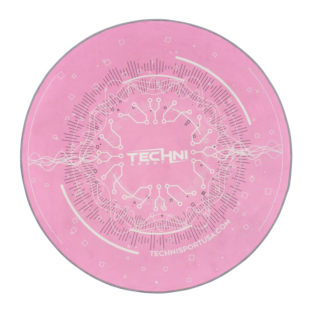 Circuit 40” Pink Round Chair Mat Floor Mats