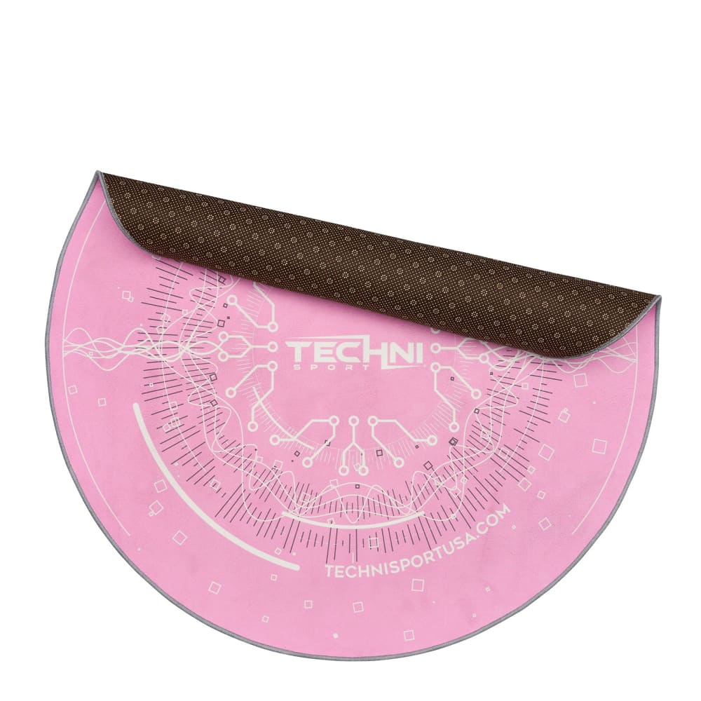 Circuit 40” Pink Round Chair Mat Floor Mats