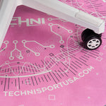 Circuit 40” Pink Round Chair Mat Floor Mats