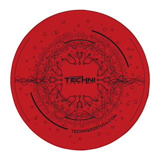 Circuit 40” Red Round Chair Mat