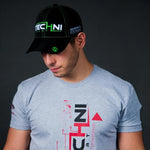 Green Logo TechniSport Basebal Gaming Cap