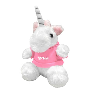 Techni Unicorn Pink Hoodie Stuffed Animal