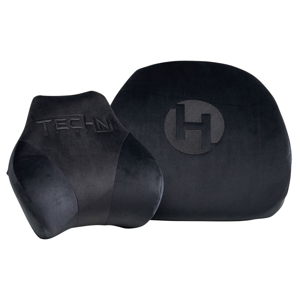 GameON-Black Memory Foam Neck & Lumbar Pillow Set Pillow