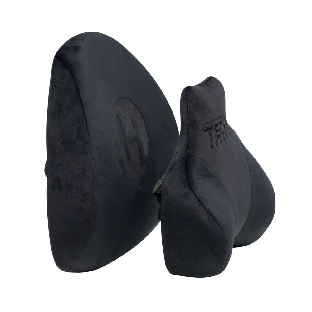 GameON-Black Memory Foam Neck & Lumbar Pillow Set Pillow