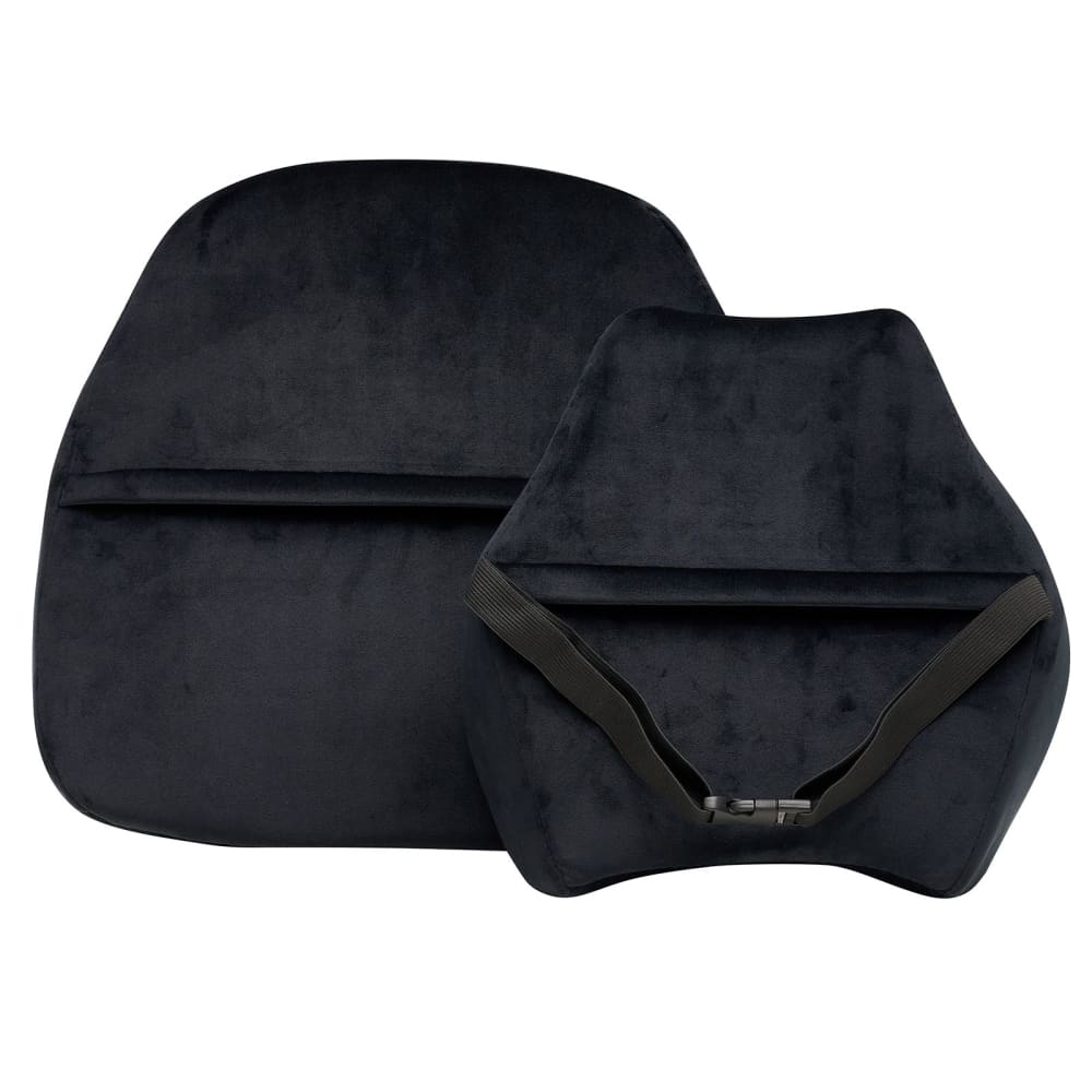 GameON-Black Memory Foam Neck & Lumbar Pillow Set Pillow