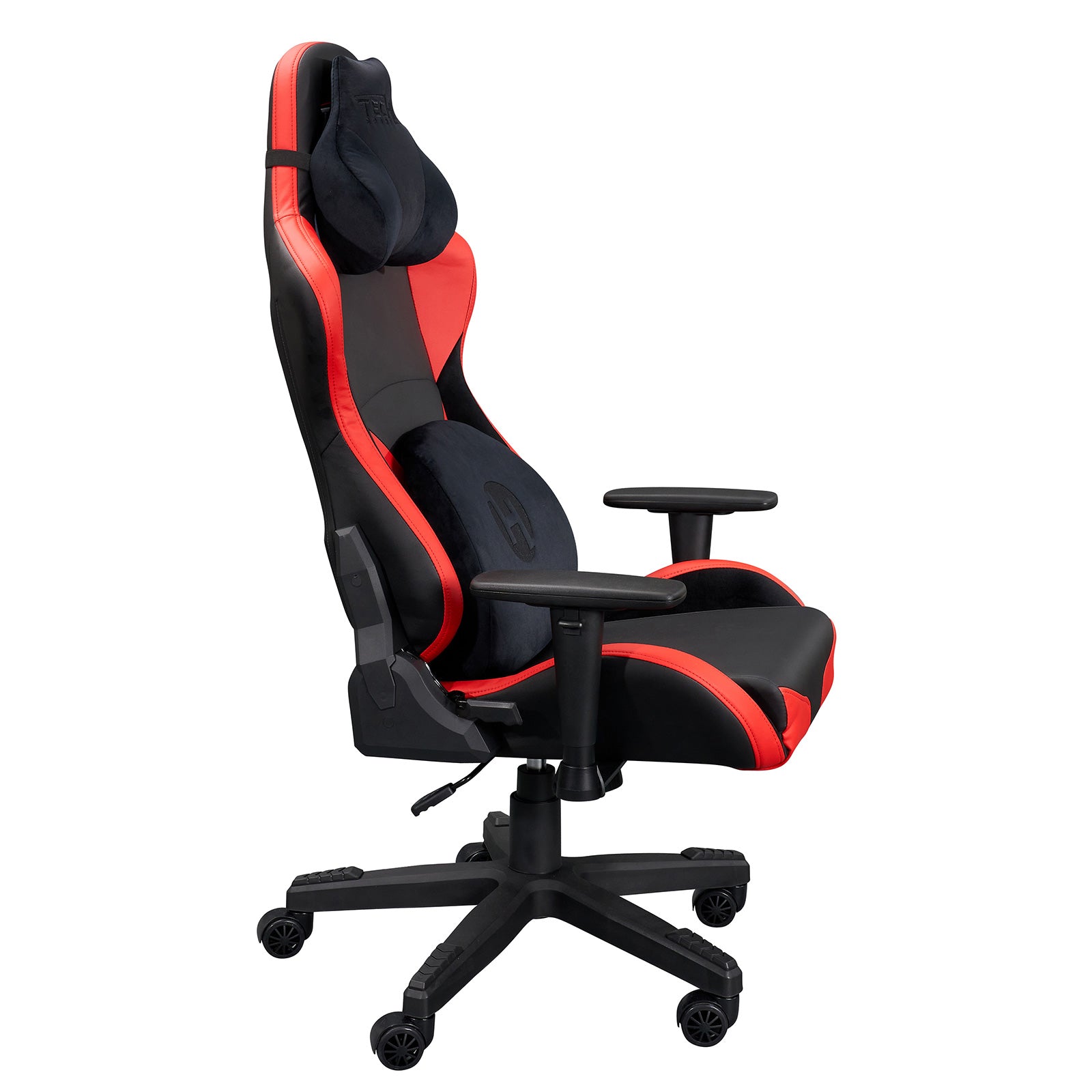 Ergonomic Gaming Chair with U-Shaped Neck Pillow and Back Support Pillow