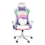 Plush Heart White Lumbar Pillow