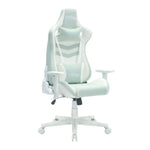 The green gaming chair is perfect to bring comfort to green gaming setups; with adjustable lumbar pillow, stain resistant fabric and removable neck pillow it is sure to bring comfort for hours.   