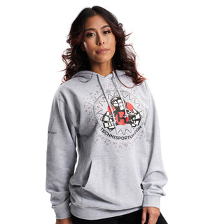 GameON2 Techni Unisex Grey Hoodie Hoodie