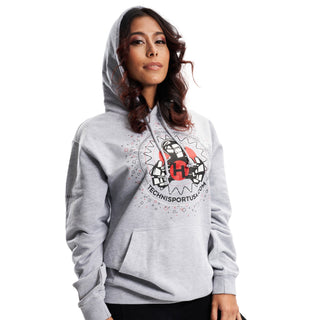 GameON2 Techni Unisex Grey Hoodie Hoodie