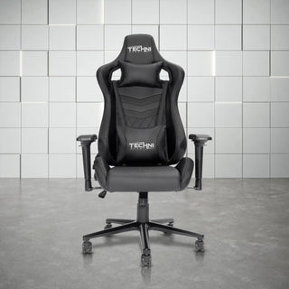 Black gaming chair.