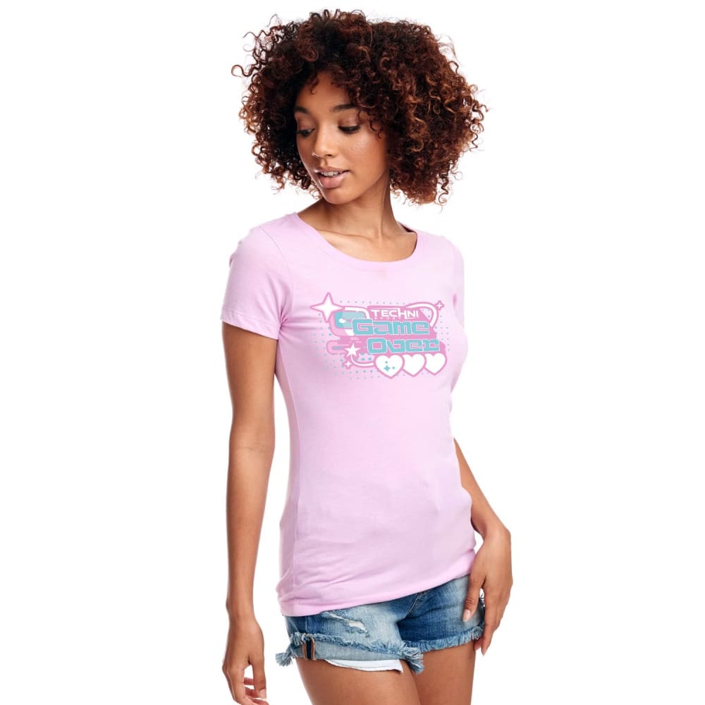 GAME OVER Lilac T-Shirt Kawaii Game Design – Techni Sport