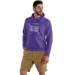 Techni Stacked Unisex Purple Hoodie Hoodie
