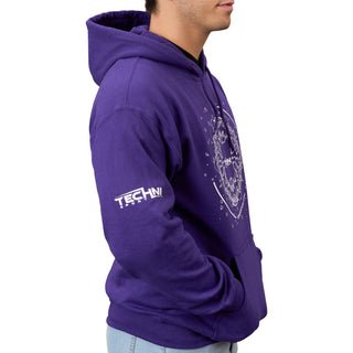 Circuit Techni Unisex Purple Hoodie